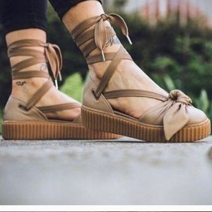 Fenty Lace-Up Flatforms